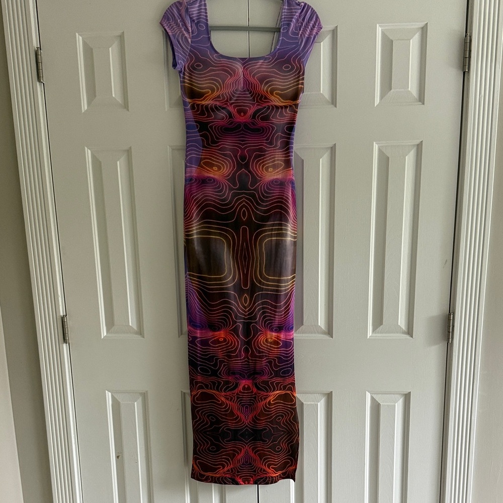 Neon Maxi Dress